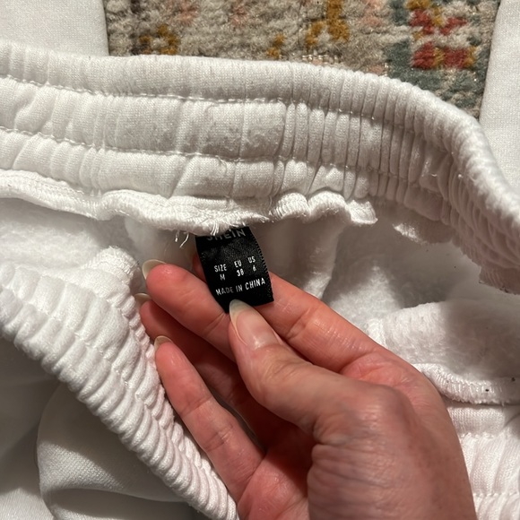 White Jogger Sweatpants - Picture 4 of 4